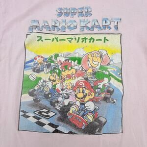 Super Mario Kart SNES Graphic T-Shirt - Men's Large